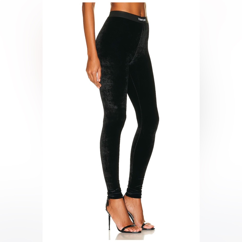 Tom Ford • Velvet Signature Legging in Black Size M